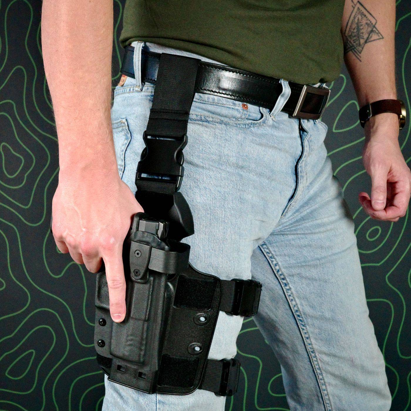 E901 LII TACTICAL DROP-LEG KYDEX HOLSTER