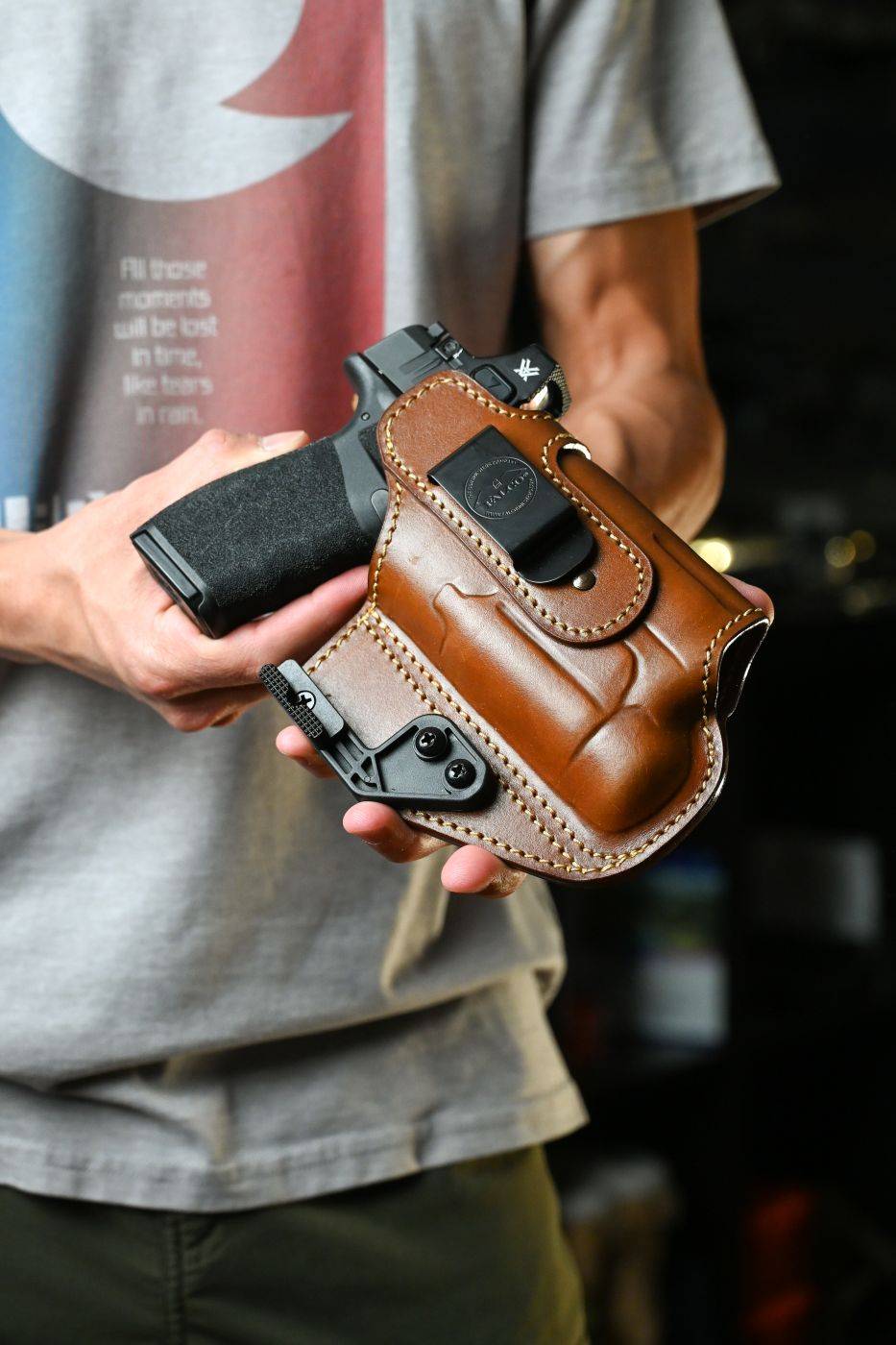 Leather Light Bearing Holster A634L