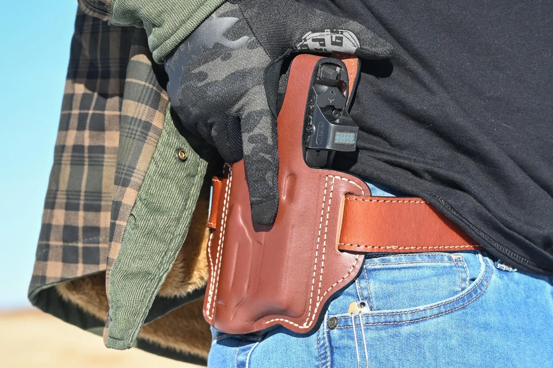 leather duty belt