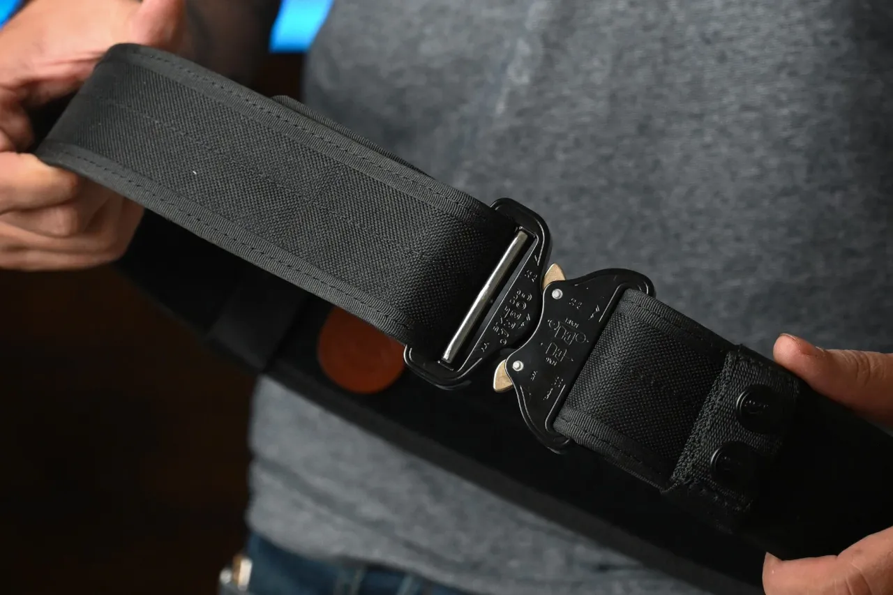 duty belt with Cobra buckle