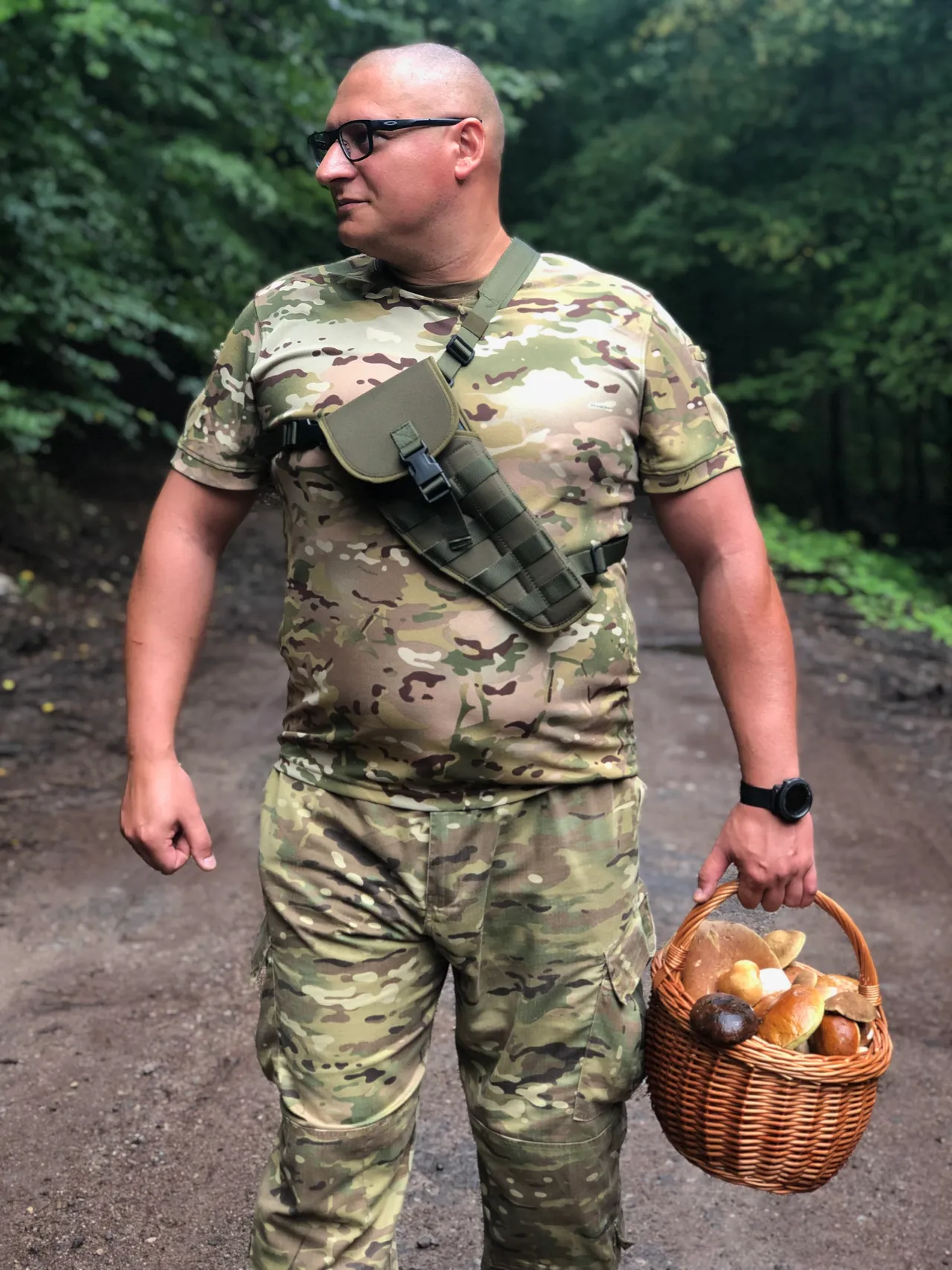 chest pistol holster for hiking
