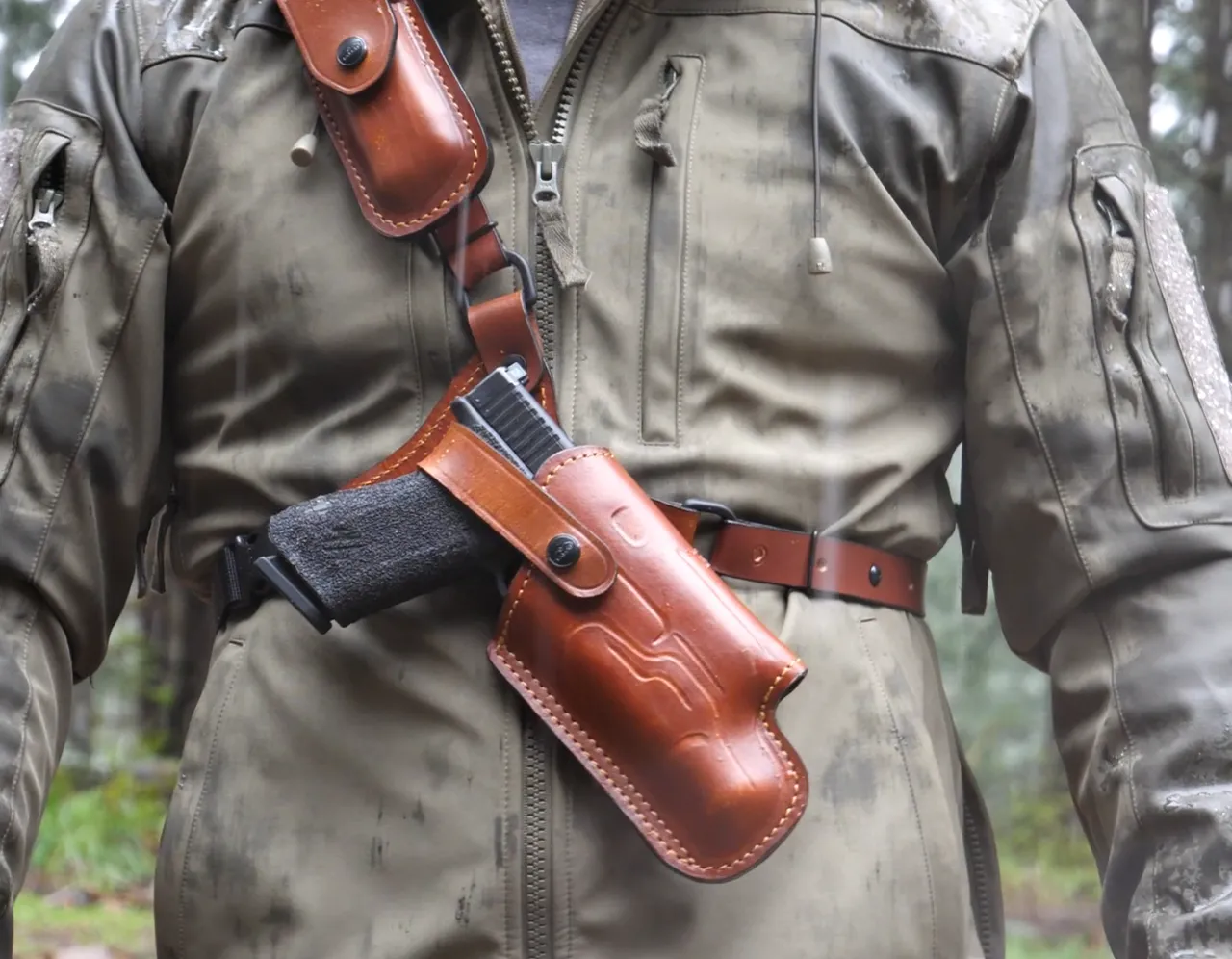 Light Bearing Chest Holster