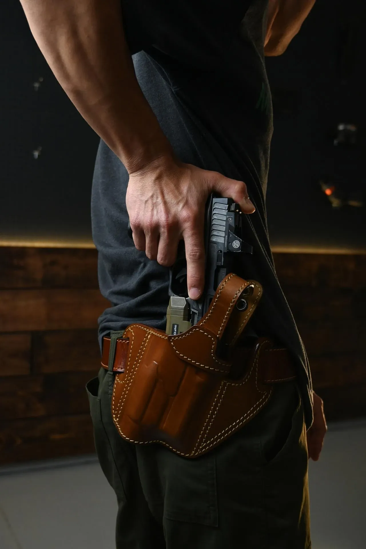 Holster For a Gun With a Light