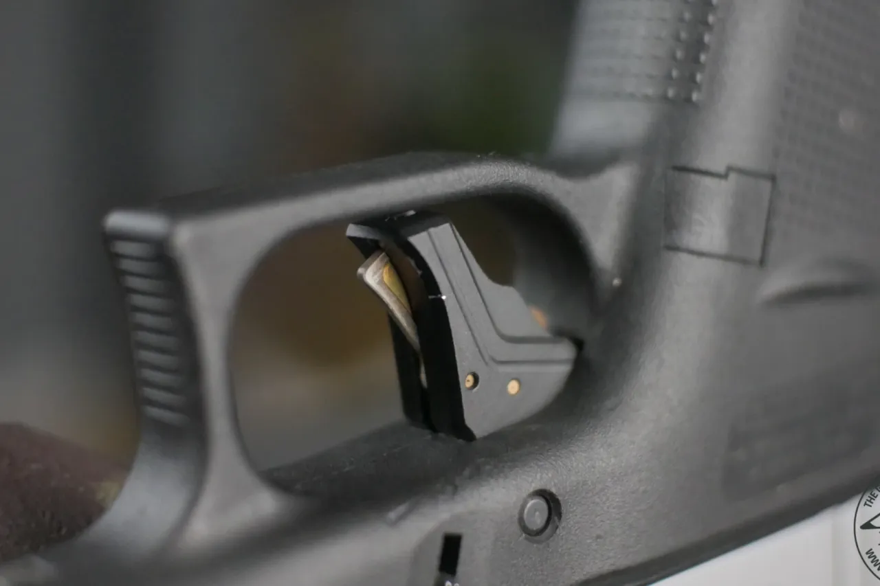 Tactical trigger on a pistol Tactical trigger on a pistol