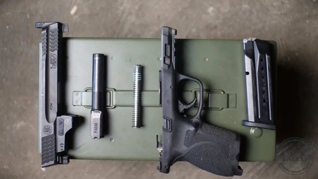 Dissasembled S&W M&P 2.0