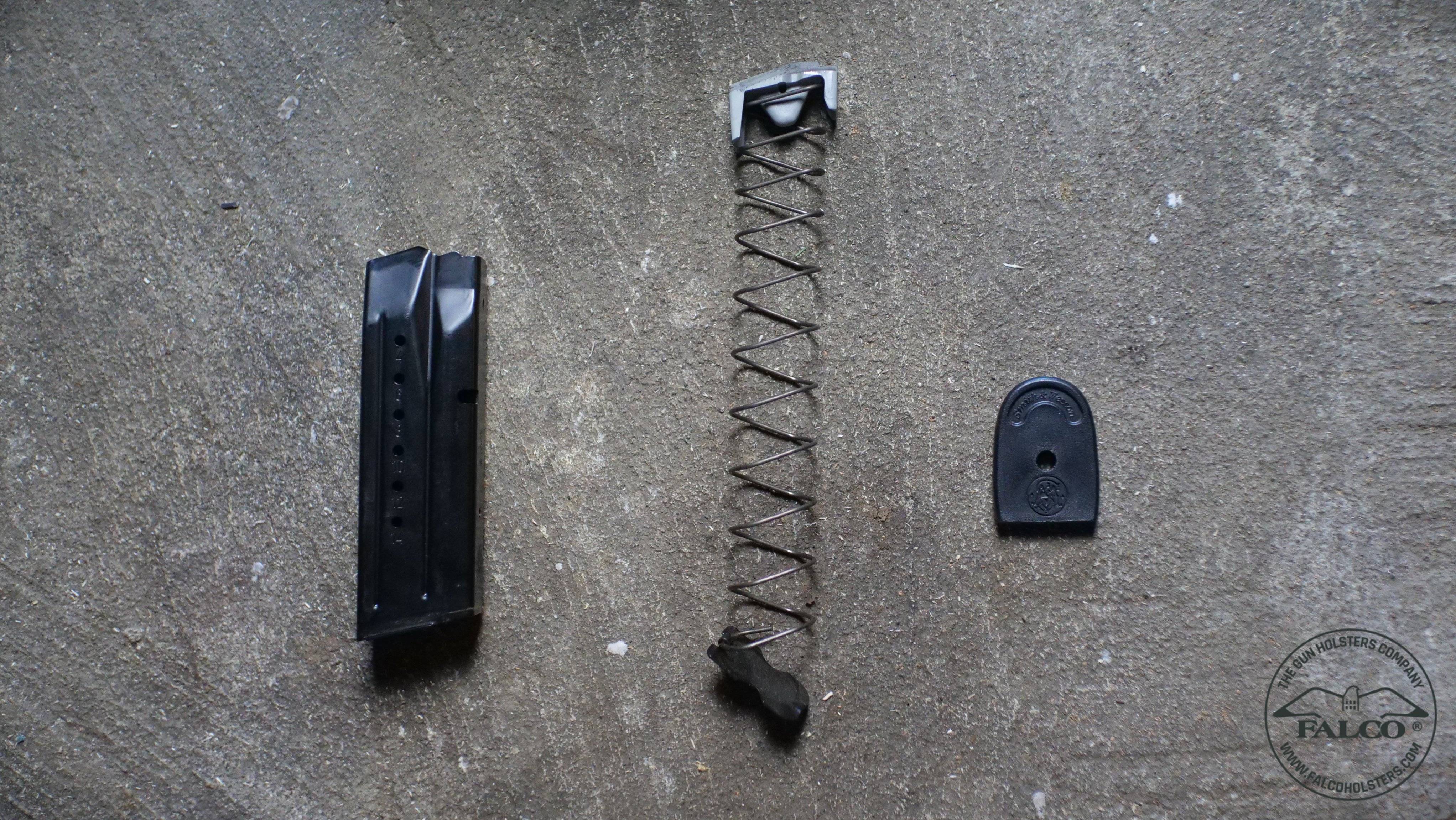 Dissasembled M&P magazine