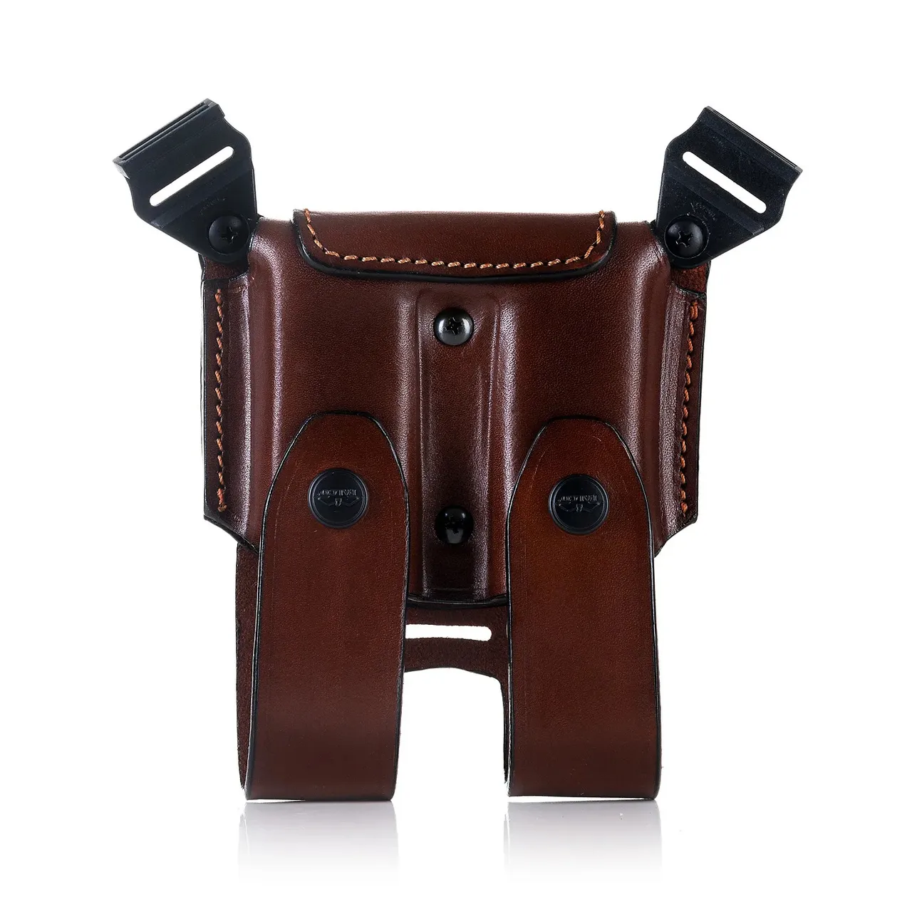 D154  Double Magazine Leather Pouch for Shoulder System