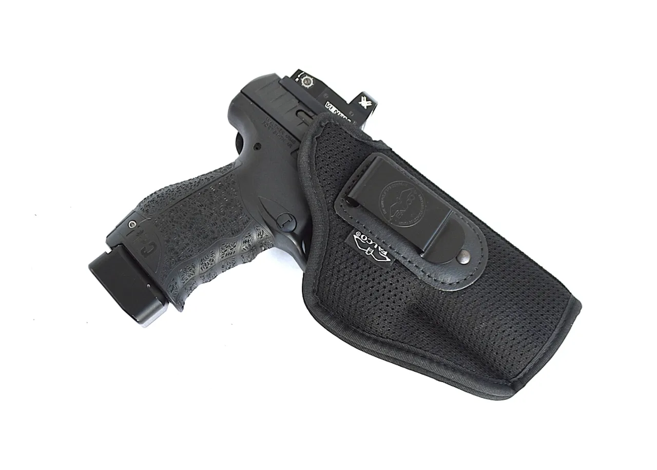 This is the Walther PDP in a Falco Airflow holster
