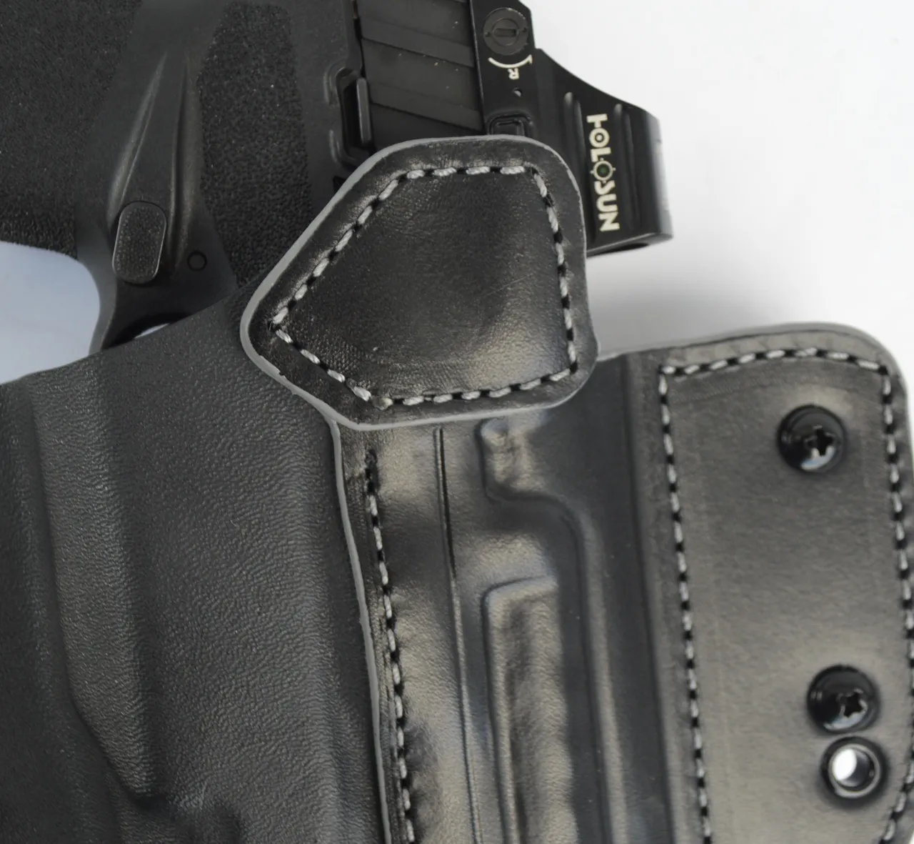 C915 L TalonGuard Light Bearing Pancake Hybrid OWB Holster