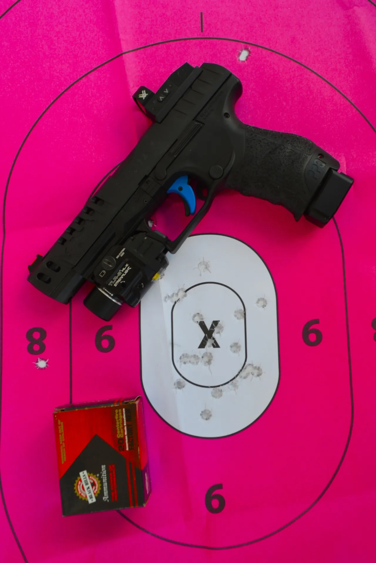 Walther pistols often demonstrate match grade accuracy with good quality ammunition