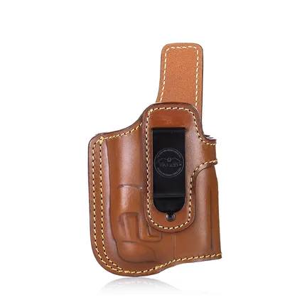 Washington - Timeless Open-Top IWB Leather Holster for Gun with Laser/ Light