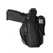 Nylon Holster with Paddle and Integrated Magazine Case