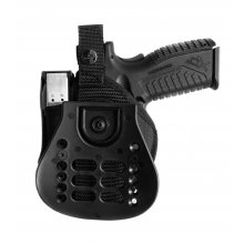 Nylon Holster with Paddle and Integrated Magazine Case