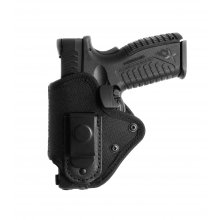 Plastic and Nylon OWB Holster with Security Lock and Belt Clip