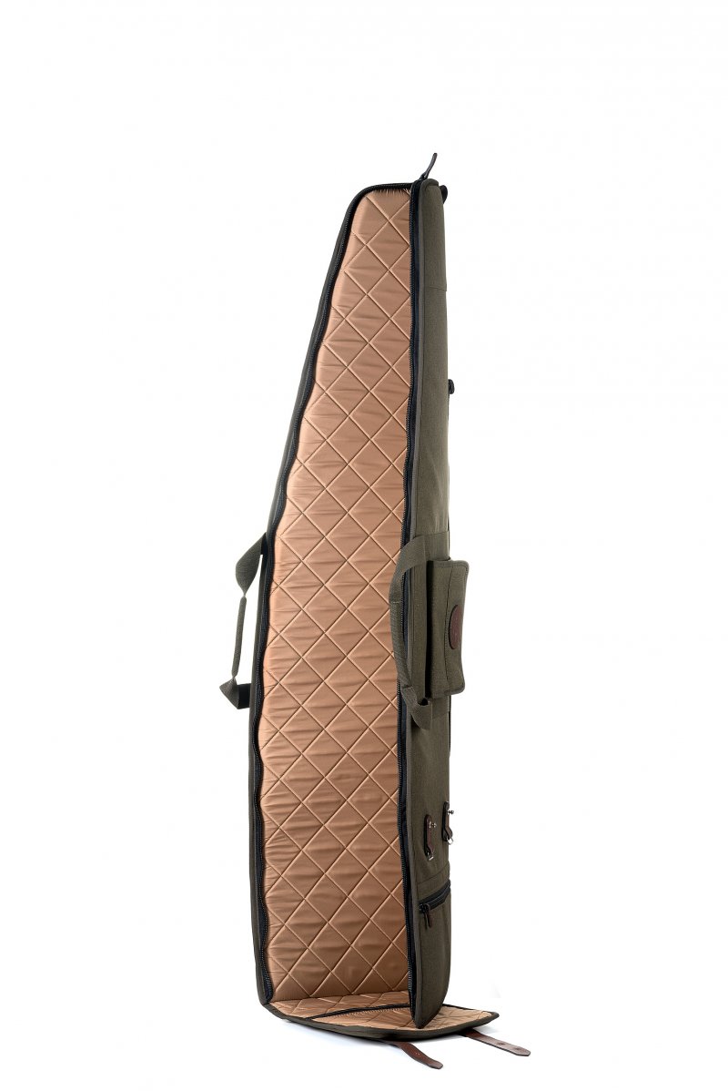 Hunting rifle case with thermo / night vision with easy access flap
