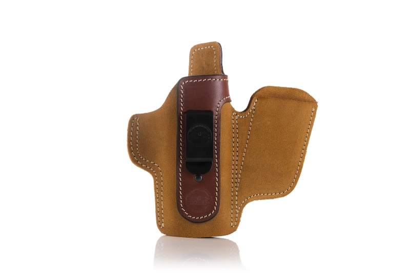 A110 Harrier  Appendix Carry Concealed Open Top Leather Holster with Magazine Pouch FALCO HOLSTERS