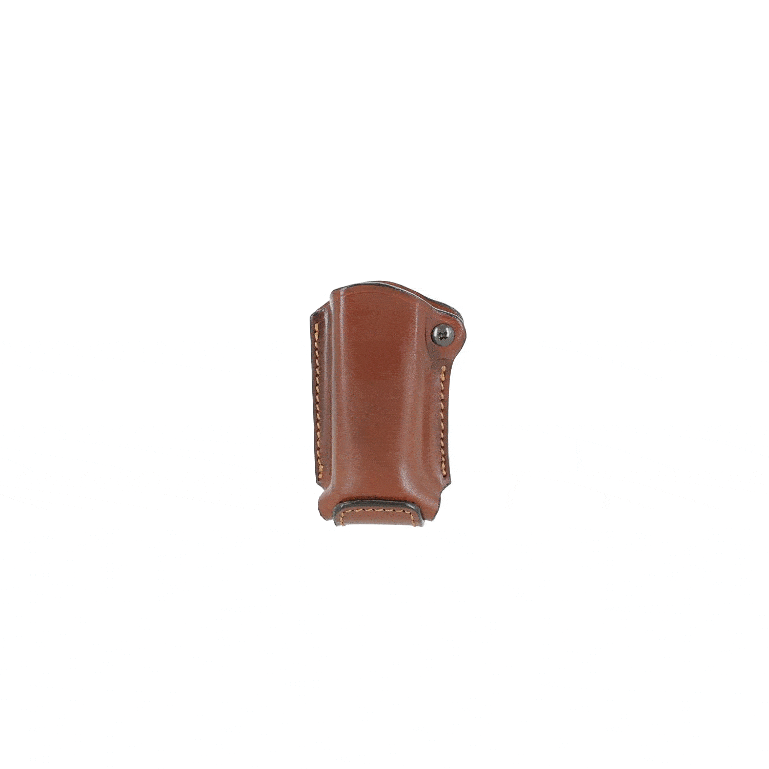 Single magazine open top pouch with retention screw