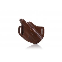 Cross draw OWB leather holster