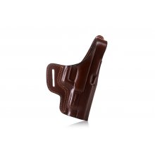 Stable OWB leather holster with thumb break