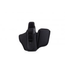 Appendix carry concealed open top nylon holster with magazine pouch