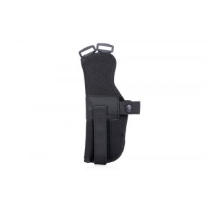 Vertical closed-top nylon shoulder holster