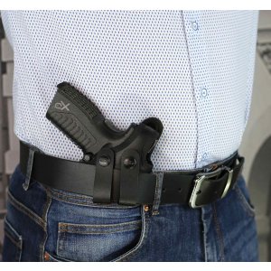 IWB concealed nylon holster with thumb break