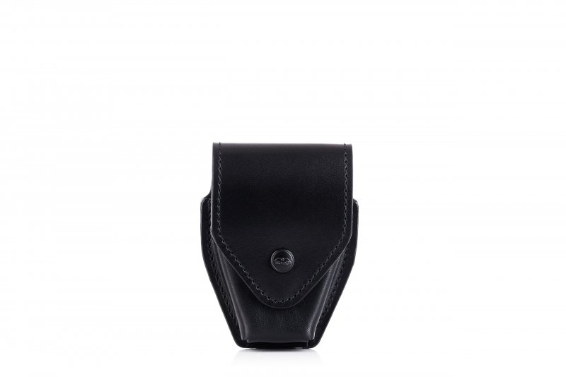 Duty leather handcuffs pouch