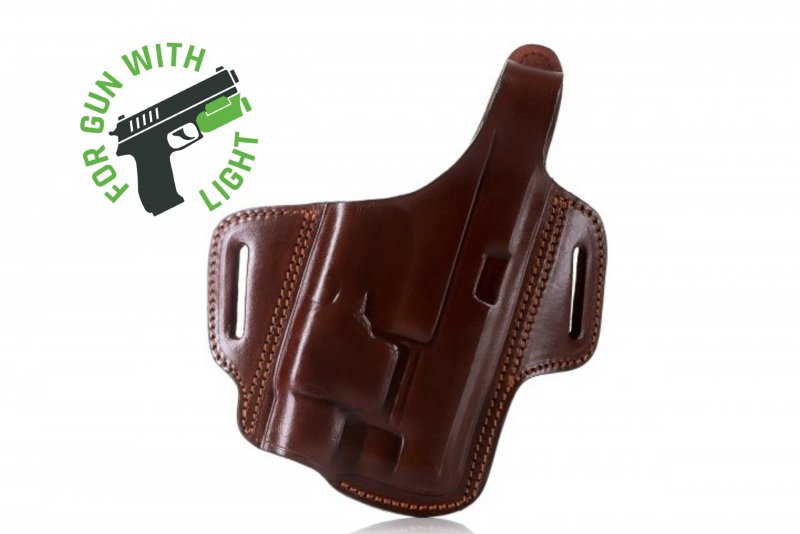 Details about   Leather Pancake OWB Holster for Glock 20 Handmade in the USA 