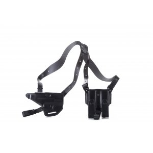 Timeless horizontal shoulder holster with counterbalance
