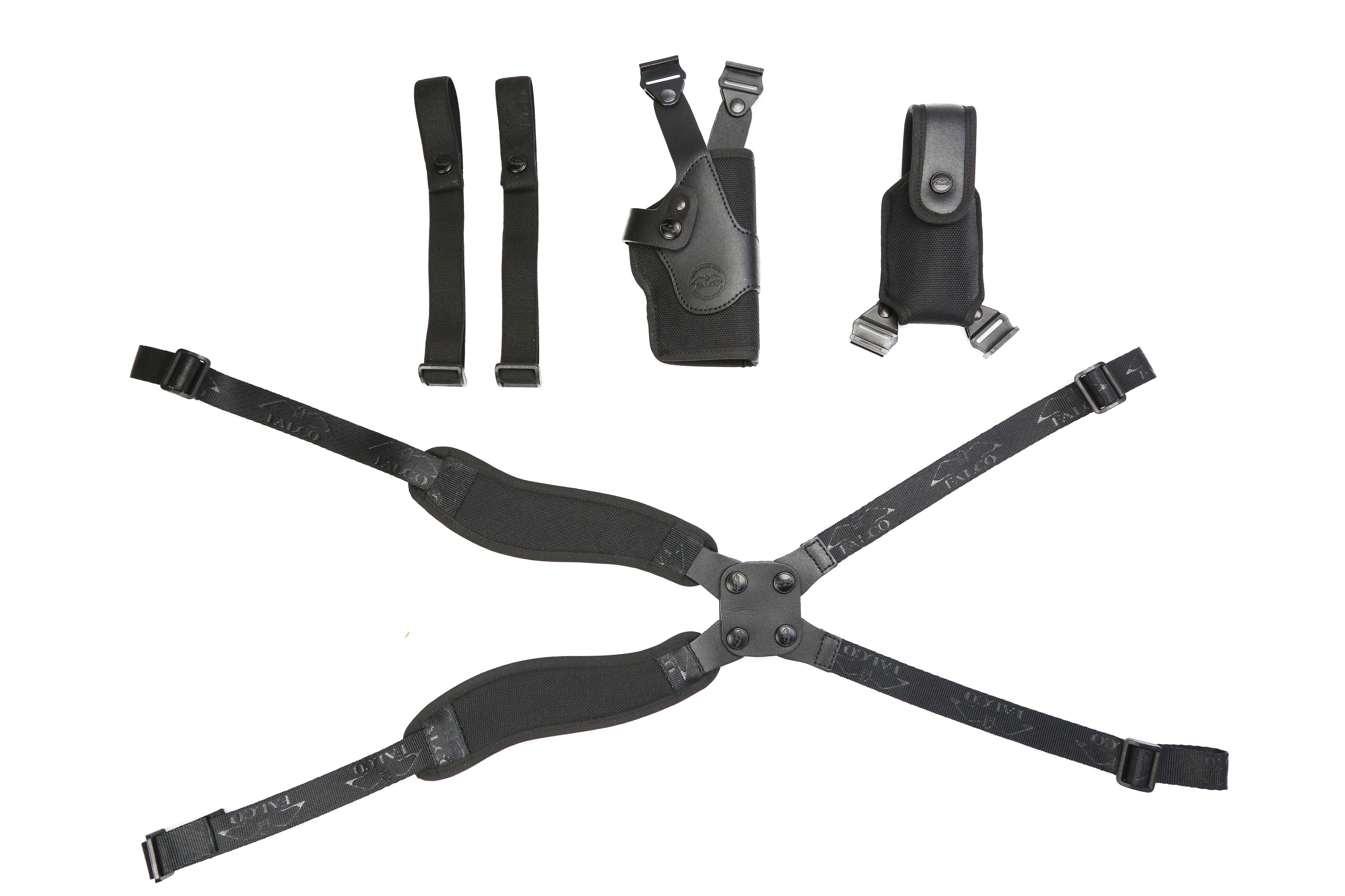 Nylon ROTO shoulder holster with accessories