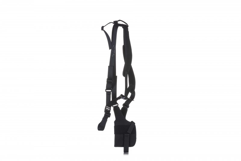 Nylon shoulder holster for guns with light