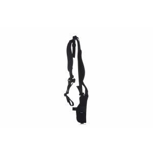 Vertical closed-top nylon shoulder holster