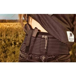 Breathable Belly Band Holster for Guns with Light