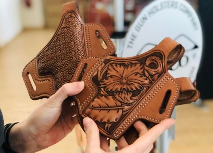 Exclusive Hand-carved Holsters
