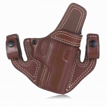 Timeless IWB/OWB Leather Holster with Snaps
