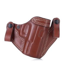 Timeless Pancake IWB Leather Holster with Snaps