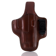 Pancake Style IWB Concealed Open Top Leather Holster