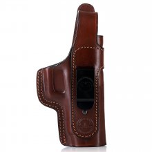 Secured IWB Concealed Leather Holster with Thumb Break