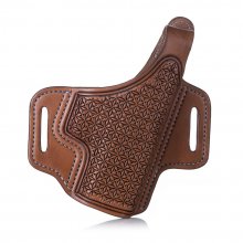 Exclusive HandCarved Leather OWB Holster  ORNAMENT