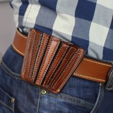 Elasticated Leather OWB Holster