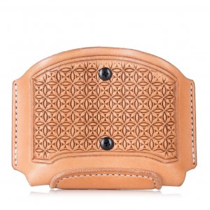 Exclusive Hand-Carved Leather Magazine Pouch - ORNAMENT
