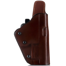 Quick Draw OWB Leather Holster with Security Lock