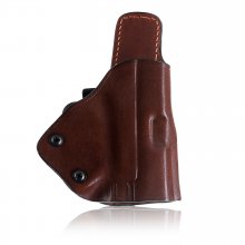Open Barrel Quick Draw OWB Leather Holster with Security Lock