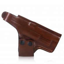 Easy on Cross Draw OWB Leather Holster