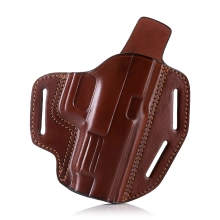 Dual Angle Open Top OWB Leather Holster