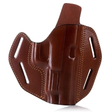 Multi Angle Open Top OWB Leather Holster