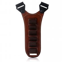 Leather 6 cartridge counter-balance for shoulder system