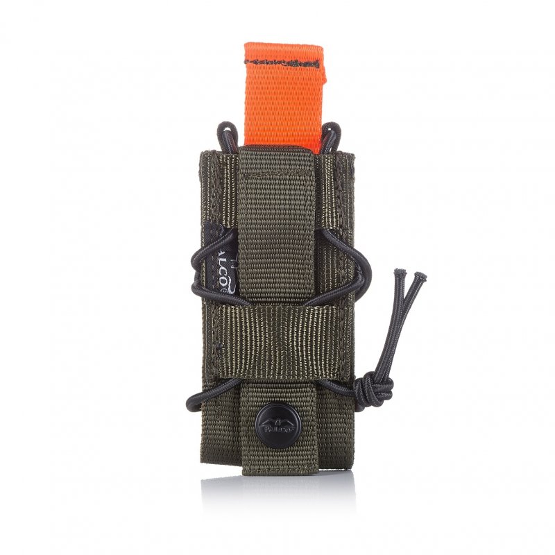 Tactical Nylon OWB/MOLLE Knife & Tool Holster with Adjustable Retention