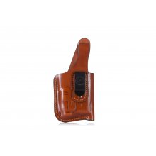 Timeless IWB leather holster with thumbbreak for guns with light or laser  red dot sight