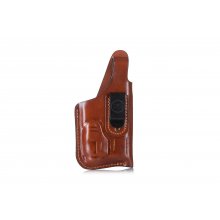 Timeless IWB leather holster with thumbbreak for guns with light or laser